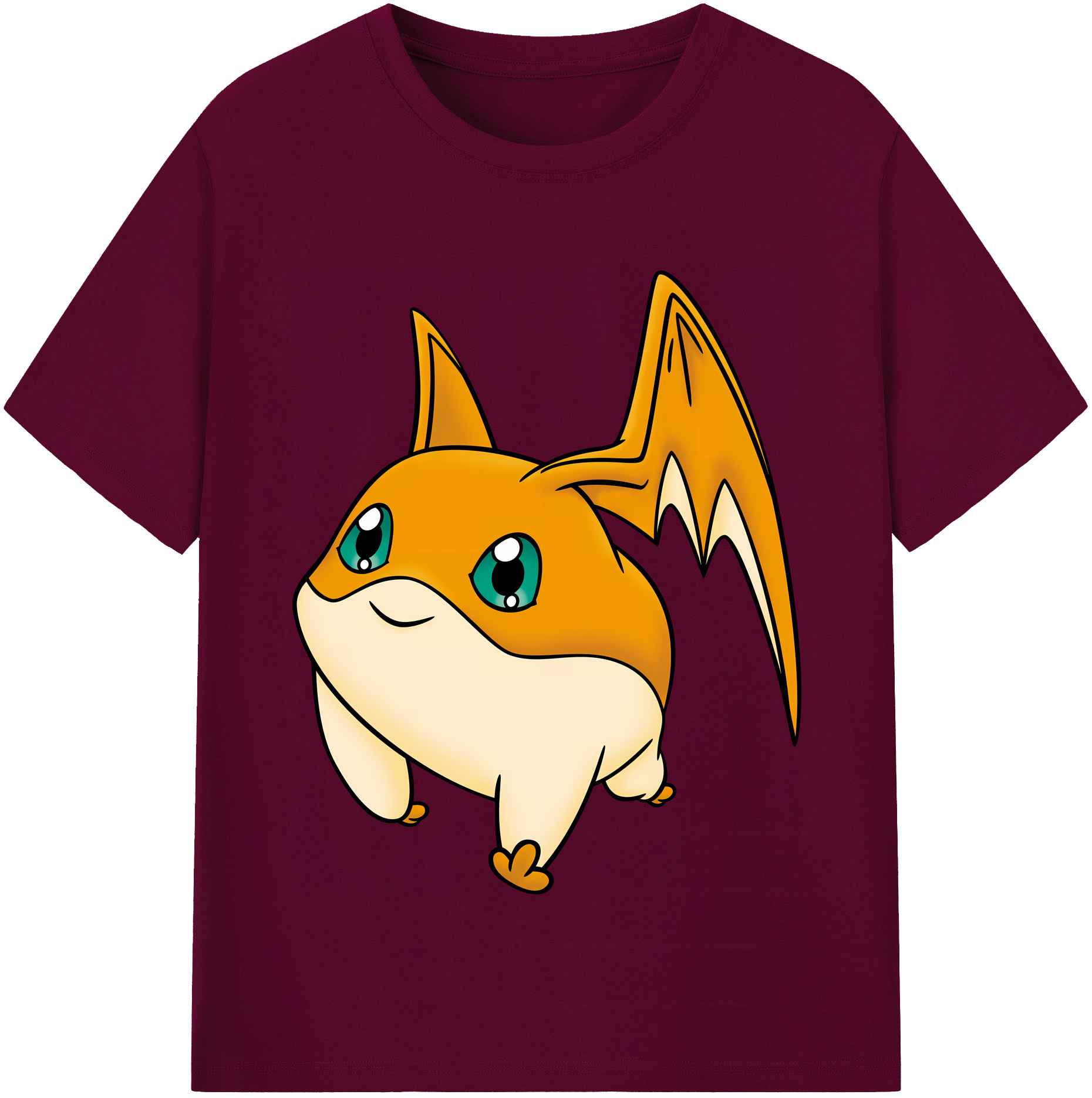（画像用） Digimon デジタルモンスター/デジモン レディースカジュアルプリントTシャツ（綿100％）